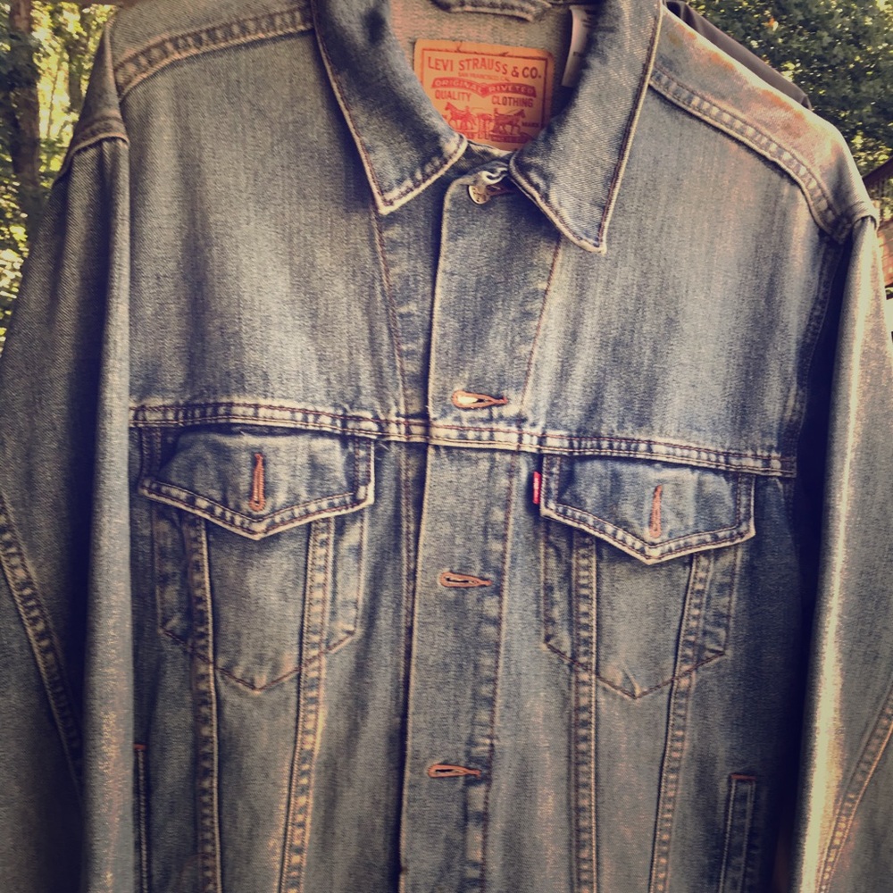 Vintage Levi Strauss Jean Jacket;  “Coke”